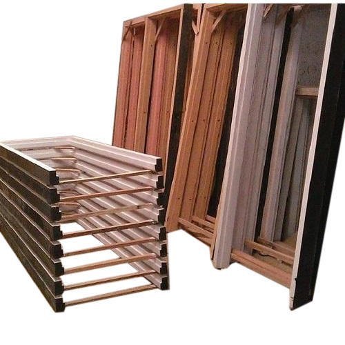 Finished Sal wood door frames and chowkhats in multiple sizes